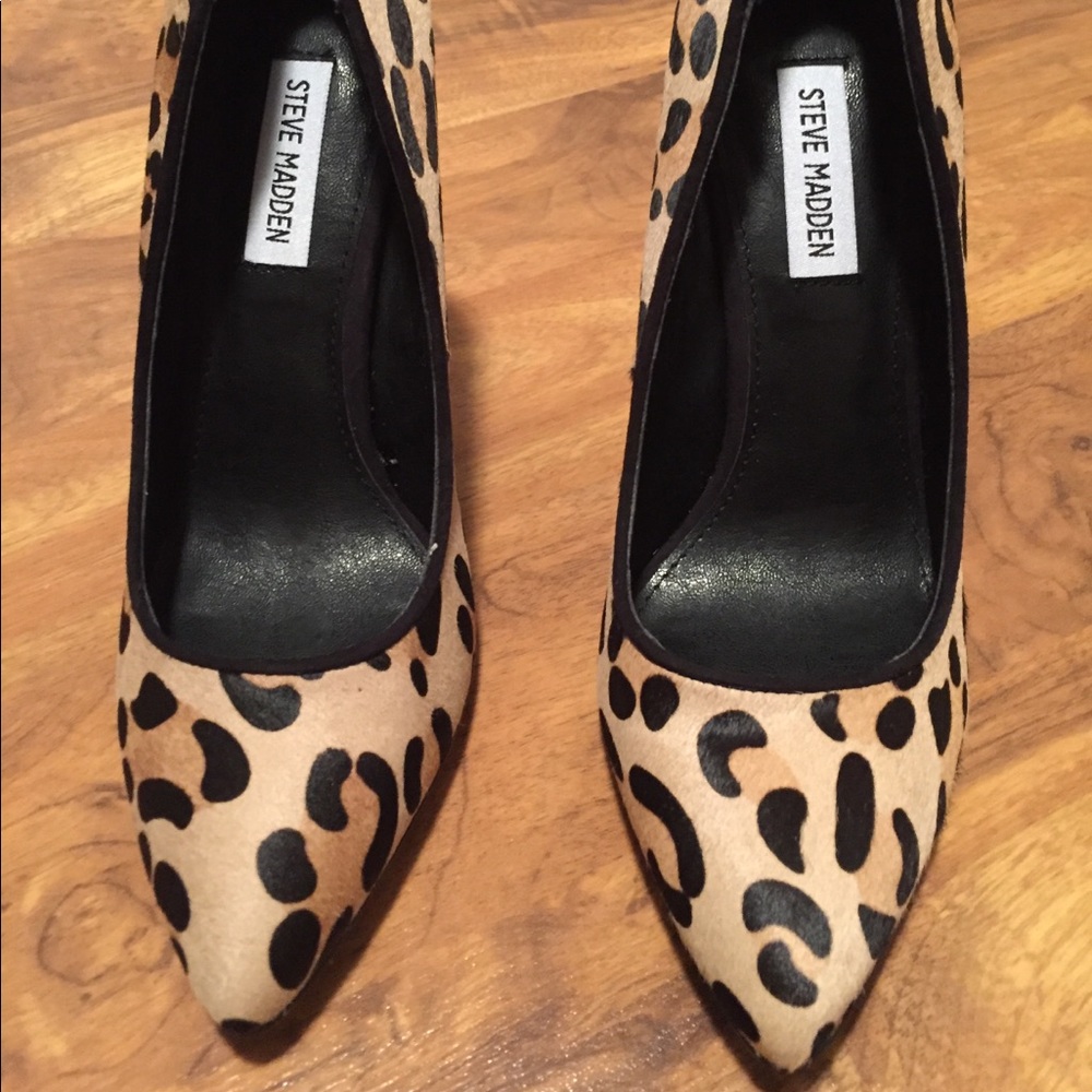 Steve Madden size 9 NWOT leopard print heel